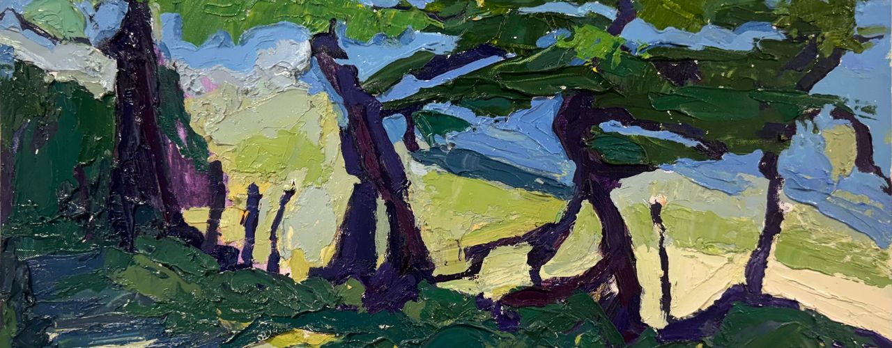 Trees with Attitude,  Mountain Road Olchon Valley