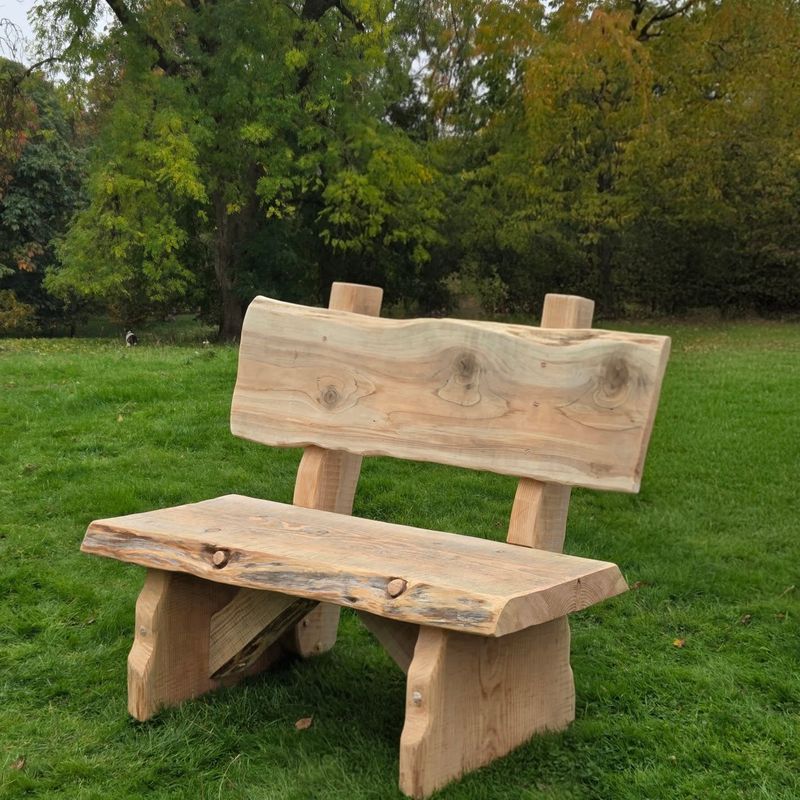 Backed bench