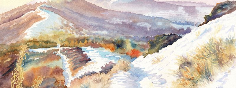 Kirstie Trobe, Snowfall on the Malverns