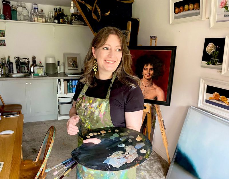 Francesca in her Studio