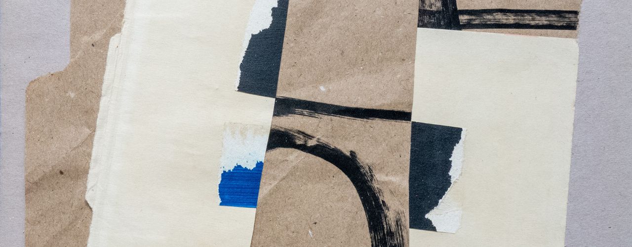 Collage of mixed papers