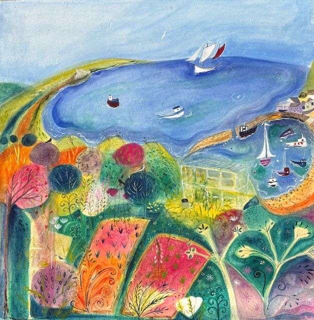 Flowerbeds & Boats-Gouche