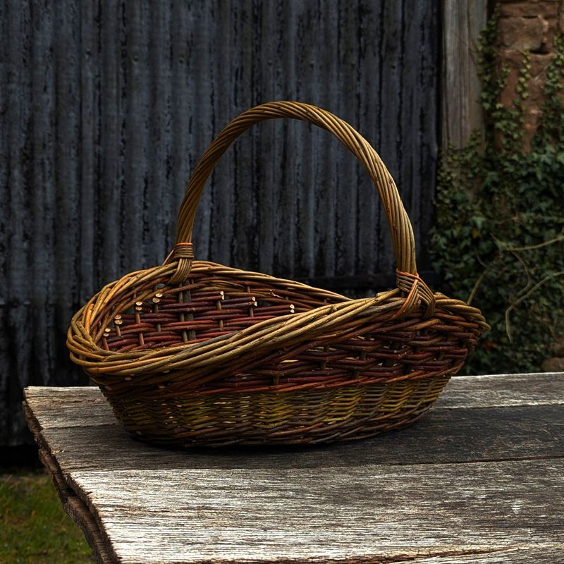Willow flower basket by Clude Hoare