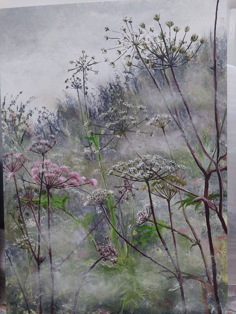 Misty flowers