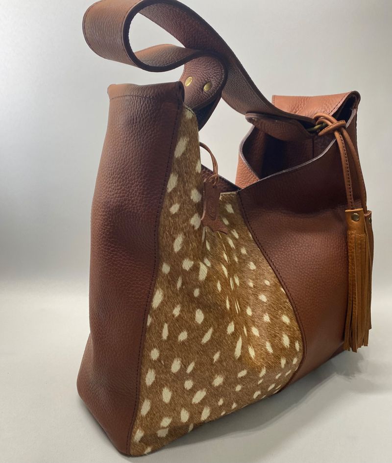 Celine tan & hair on hide