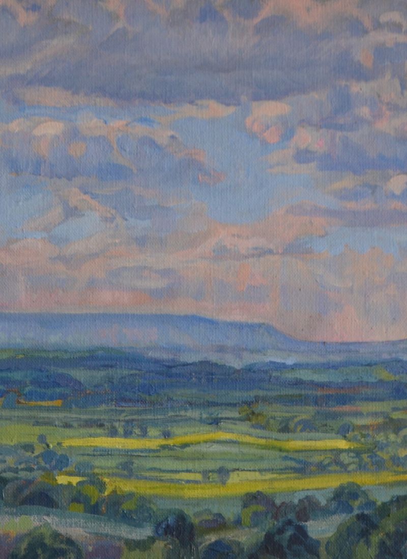 Spring light, Hay Bluff