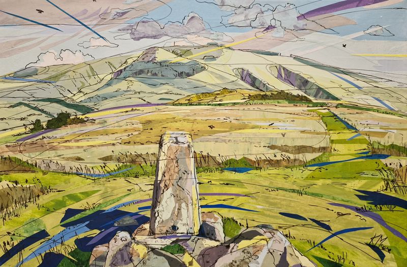 Trig point, Hergest Ridge