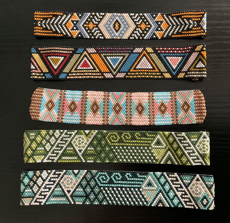 Beadwoven bracelets