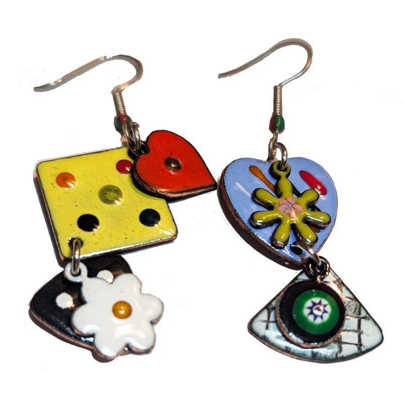 Mismatching Earrings