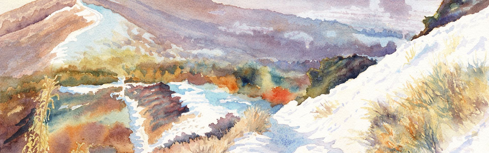 Kirstie Trobe, Snowfall on the Malverns