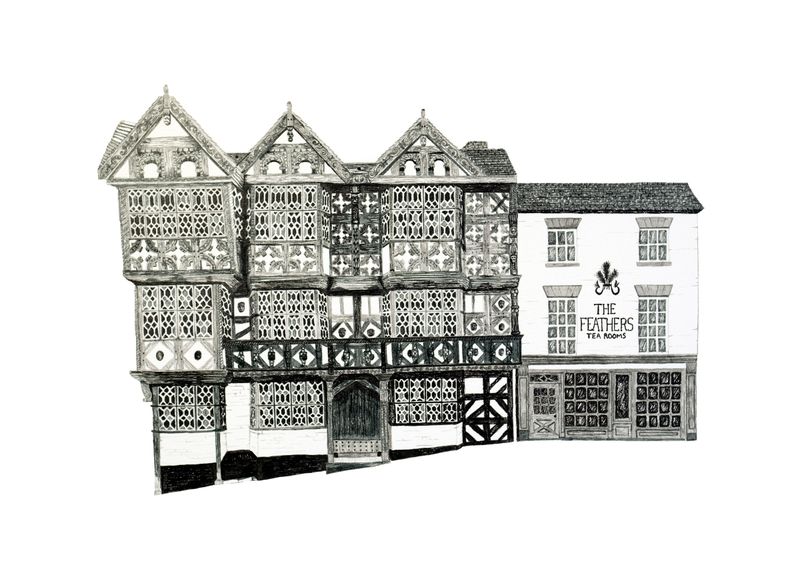 The Feathers Tearooms, Ludlow