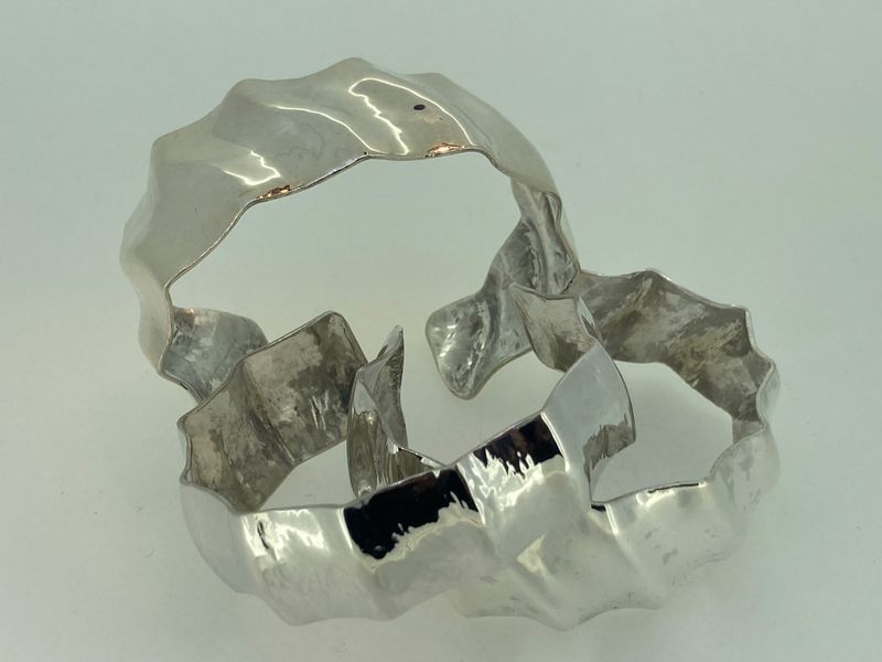 Silver bangles