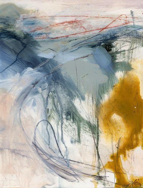 'Findings' - Mixed Media on panel - 40cm x 40cm