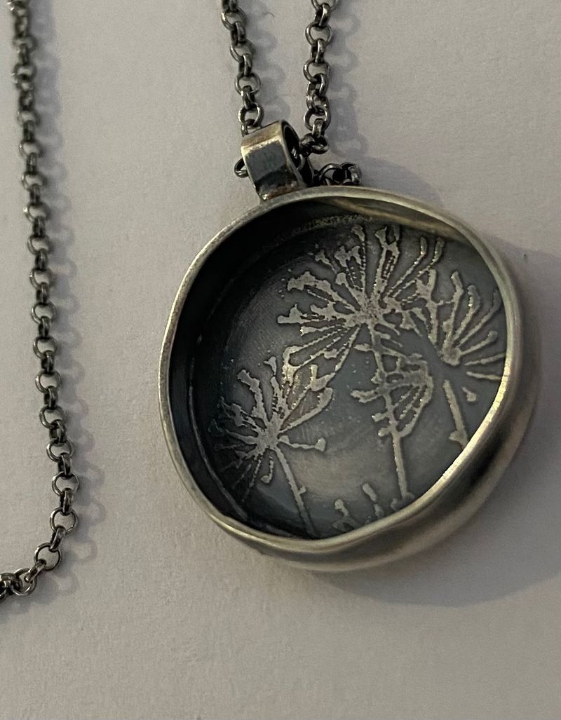 Framed Wild Fennel Pendant