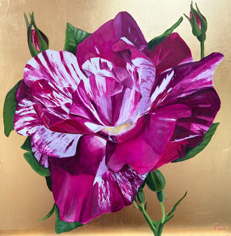 'Oh Wow' Rose On Gold